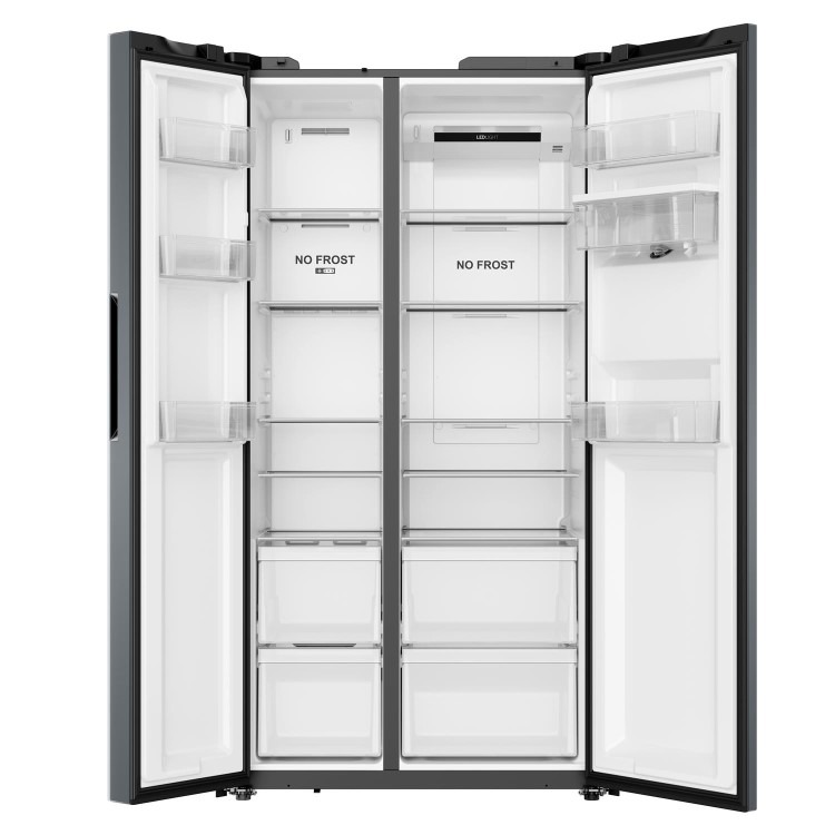 Hoover 523 Litre Side-by-Side American Fridge Freezer - Inox - Image 3