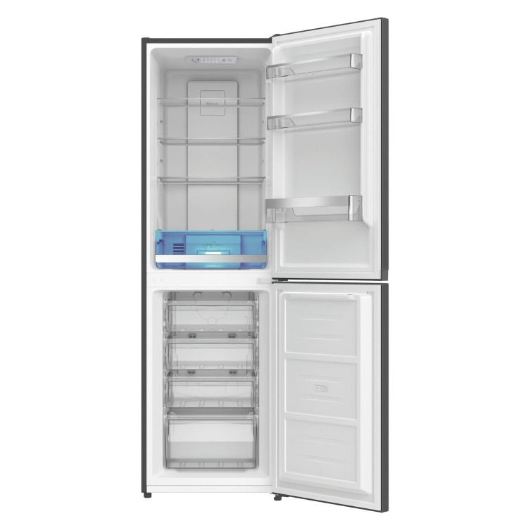 Hotpoint 246 Litre 50/50 Freestanding Fridge Freezer - Black Steel - Image 3