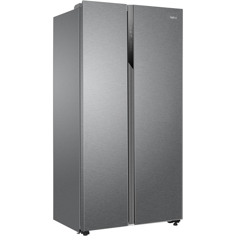 Haier 528 Litre Side-By-Side American Fridge Freezer - Silver - Image 5