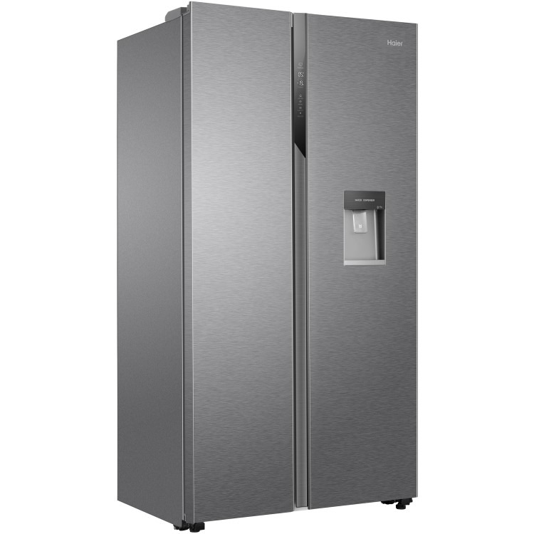 Haier 521 Litre Side-By-Side American Fridge Freezer - Silver - Image 3