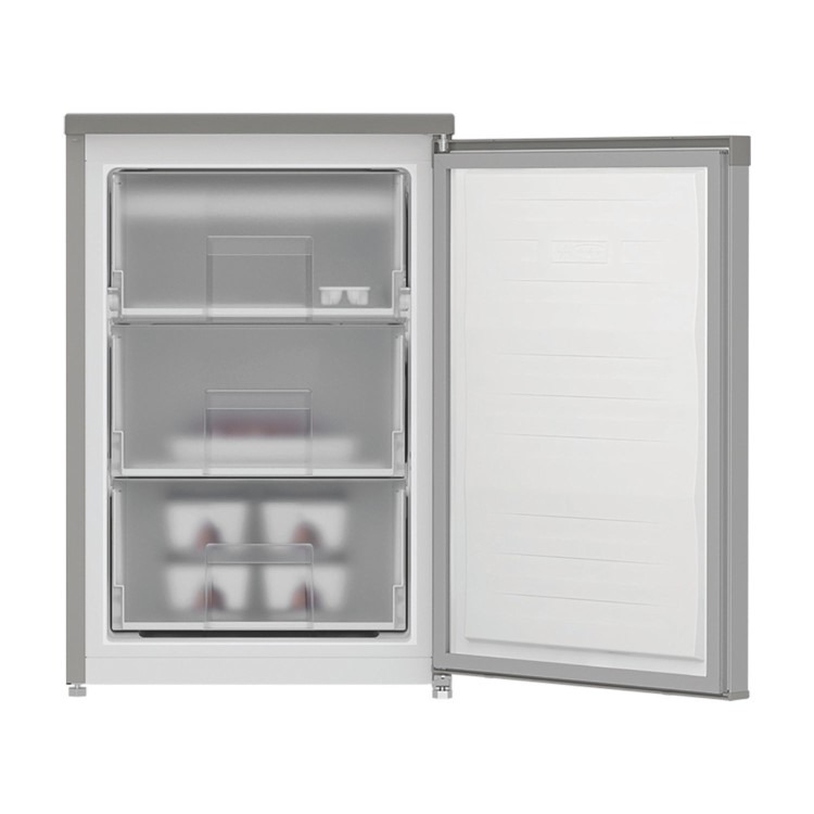 Indesit 95 Litre Freestanding Under Counter Larder Freezer - Silver - Image 3