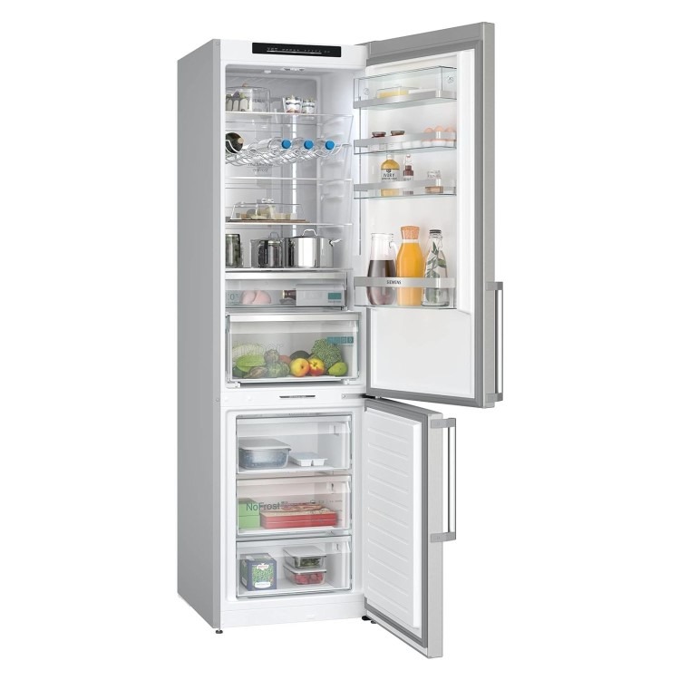 Refurbished Siemens iQ500 363 Litre 70/30 Freestanding Fridge Freezer - Stainless steel - Image 3