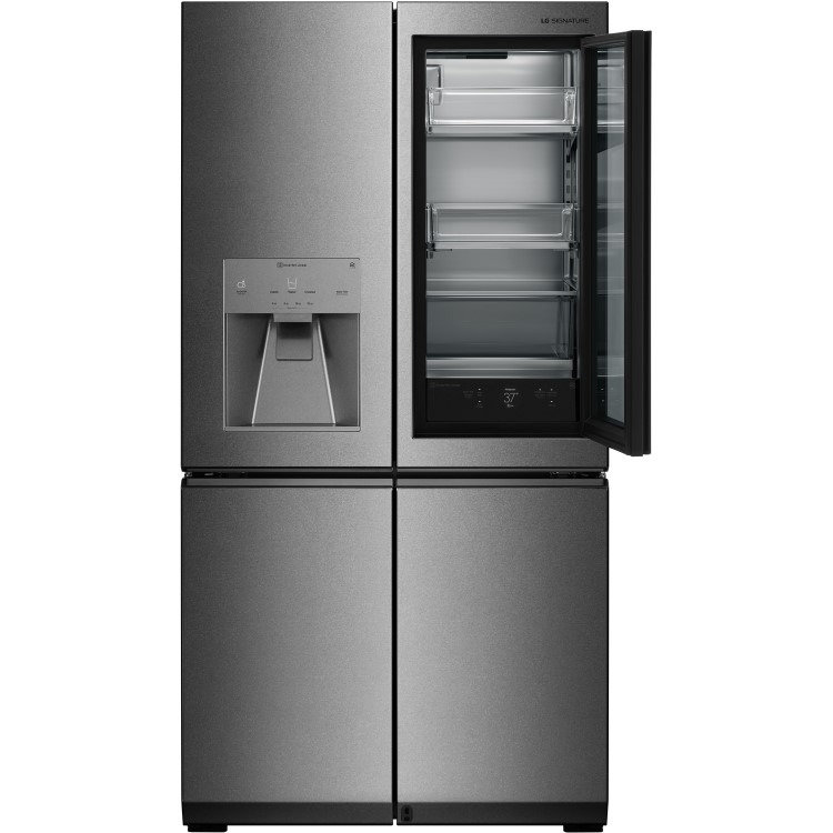 Refurbished LG LSR100 Freestanding 643 Litre 60/40 Frost Free American Fridge Freezer Stainless Steel - Image 4