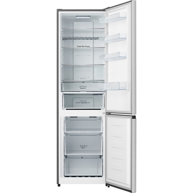 Hisense 336 Litre 60/40 Freestanding Fridge Freezer - Stainless Steel - Image 4