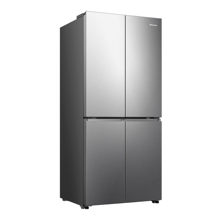 Hisense PureFlat 483L Four Door American Fridge Freezer - Stainless Steel - Image 3
