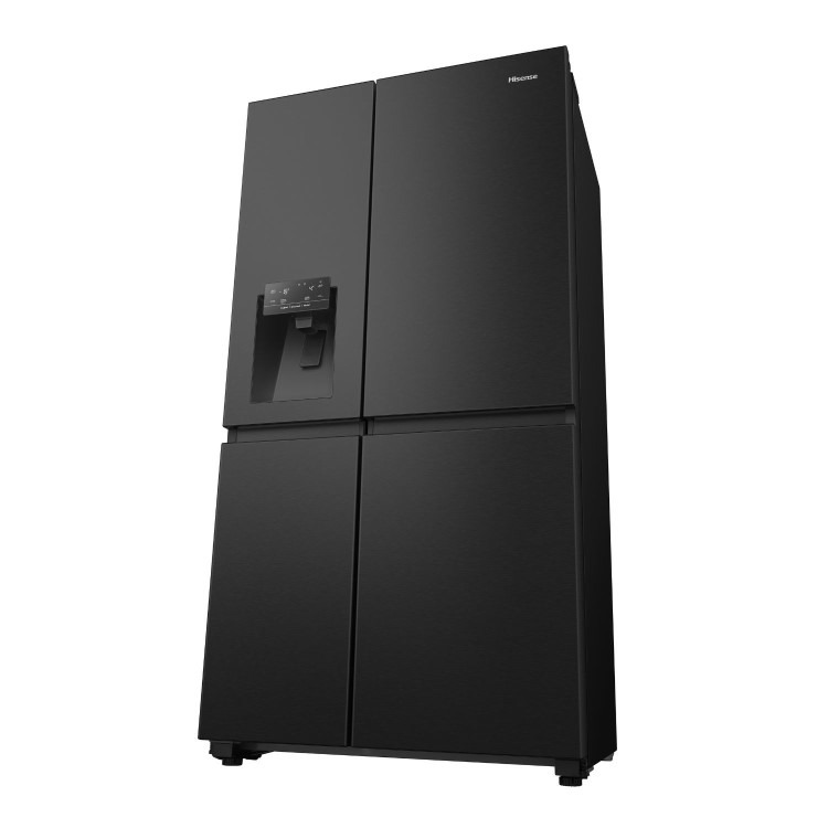 Hisense 632 Litre Side-By-Side American Fridge Freezer - Black - Image 3