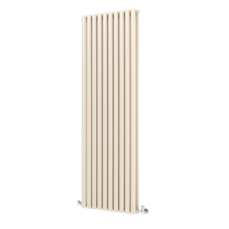 Sorrento Cleopatra Vertical Oval Designer Radiator 1800x590mm Double Panel 6229 BTU - Image 3