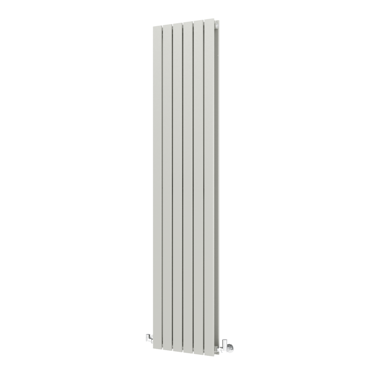 Riace Smoked Stone Vertical Flat Designer Radiator 1800x408mm Double Panel 4168 BTU - Image 5