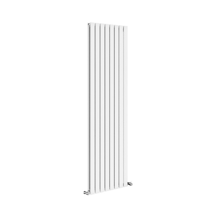 Riace White Vertical Flat Designer Radiator 1800x544mm Double Panel 5557 BTU - Image 3