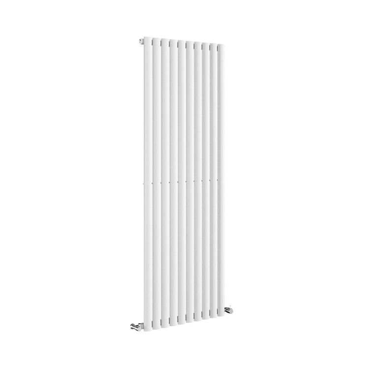 Sorrento White Vertical Oval Designer Radiator 1600x590mm Single Panel 3804 BTU - Image 3