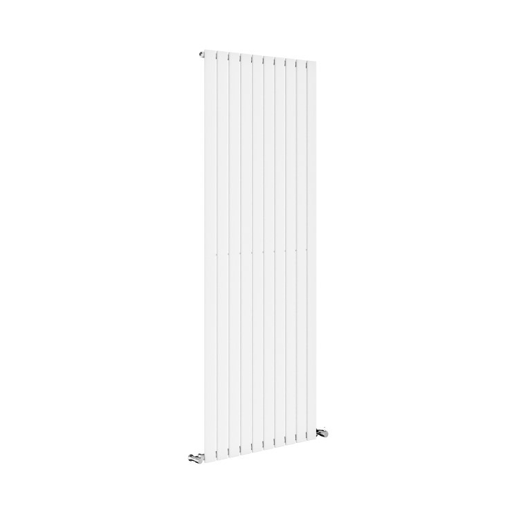 Riace White Vertical Flat Designer Radiator 1800x680mm Single Panel 4509 BTU - Image 2