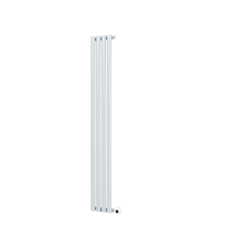Salt & Pepper Vertical Smart Electric Radiator with Wi-Fi Thermostat - 1000W - H1600xW236 - Bathroom Safe - Image 2