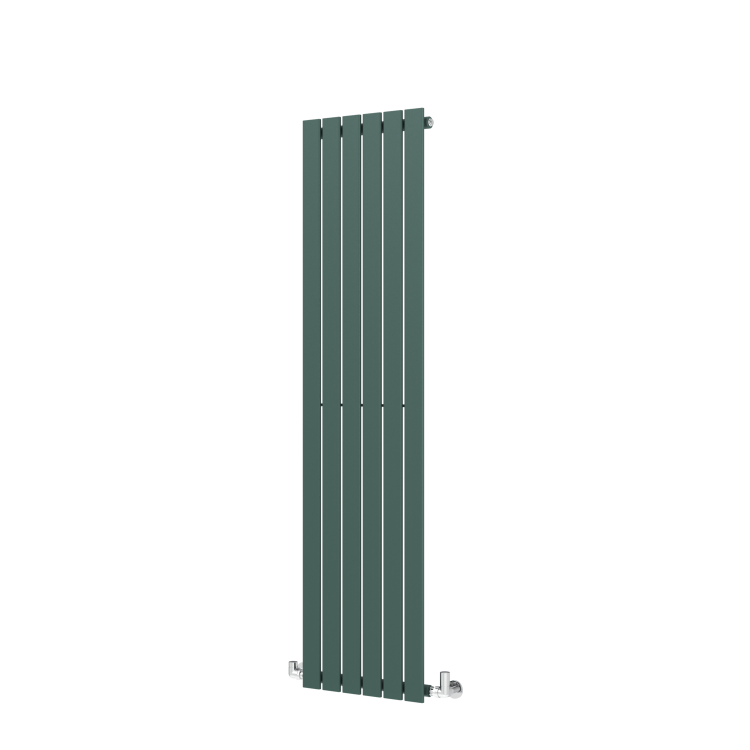 Riace Evergreen Vertical Flat Designer Radiator 1600x408mm Single Panel 2442 BTU - Image 5