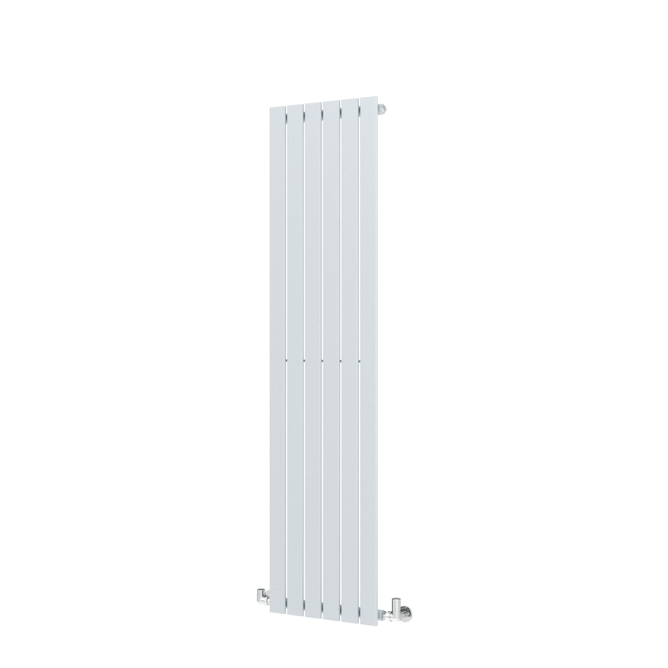 Riace Salt & Pepper Vertical Flat Designer Radiator 1600x408mm Single Panel 2442 BTU - Image 5