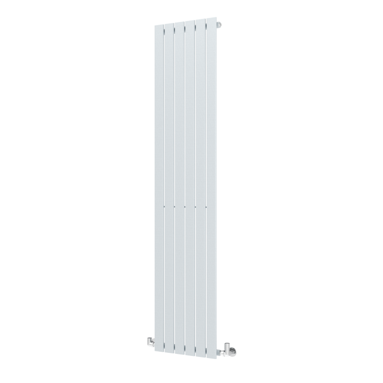 Riace Salt & Pepper Vertical Flat Designer Radiator 1800x408mm Single Panel 2705 BTU - Image 5