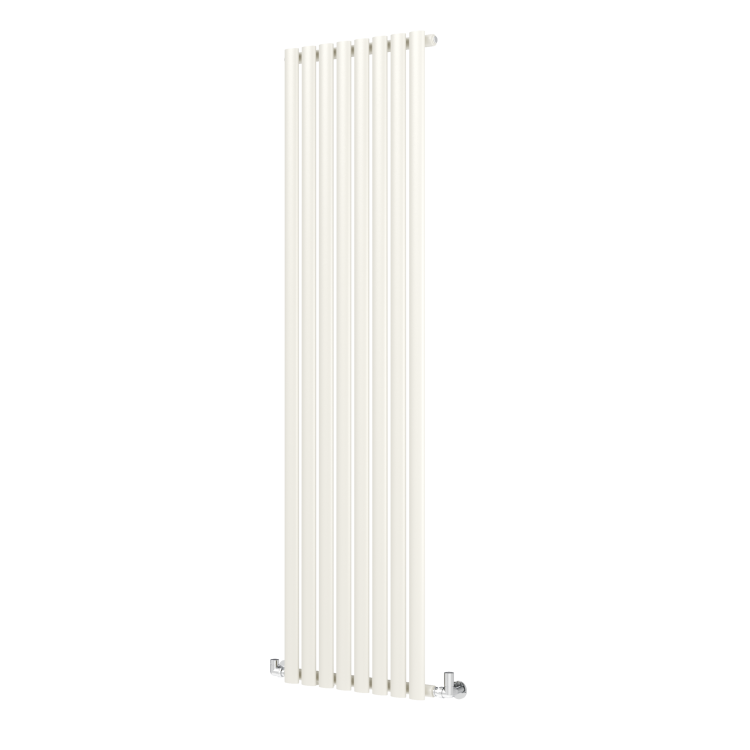 Sorrento Linen Vertical Oval Designer Radiator 1800x472mm Single Panel 3373 BTU - Image 4