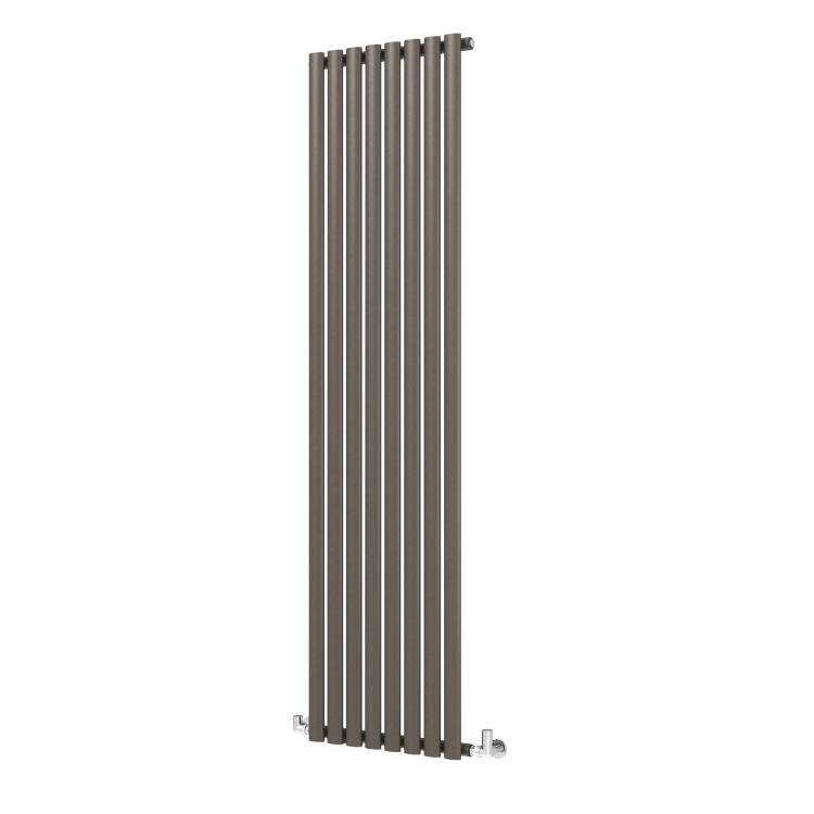 Sorrento Russet Vertical Oval Designer Radiator 1800x472mm Single Panel 3373 BTU - Image 5
