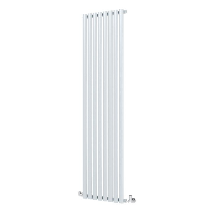 Sorrento Salt & Pepper Vertical Oval Designer Radiator 1800x472mm Single Panel 3373 BTU - Image 4