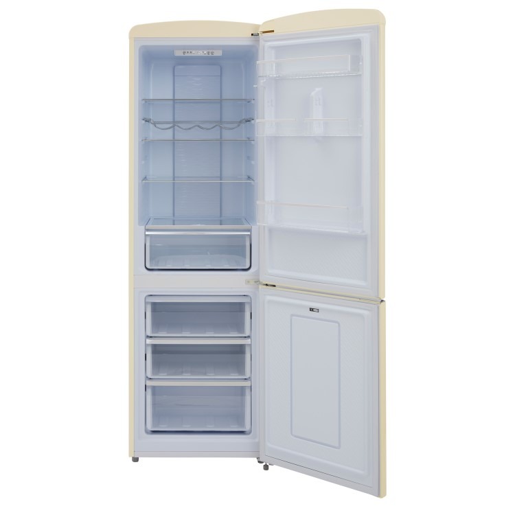 CDA 330 Litre 60/40 Retro Freestanding Fridge Freezer - Florence Barley - Image 4