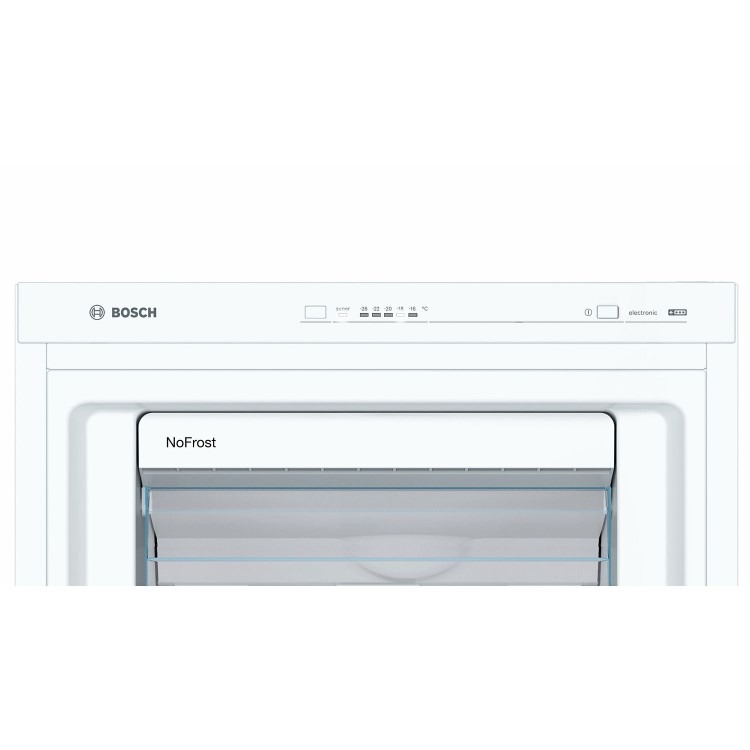 Bosch Series 4 200 Litre Upright Freestanding Freezer With BigBox Drawer - White - Image 4
