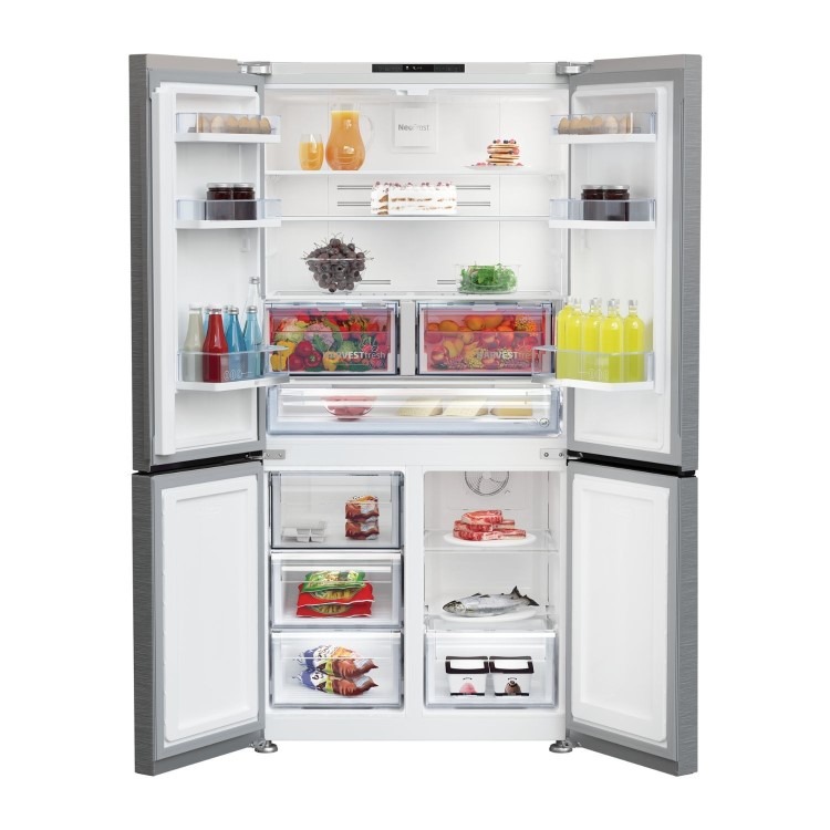Beko 572 Litre Four Door American Fridge Freezer - Stainless Steel - Image 4