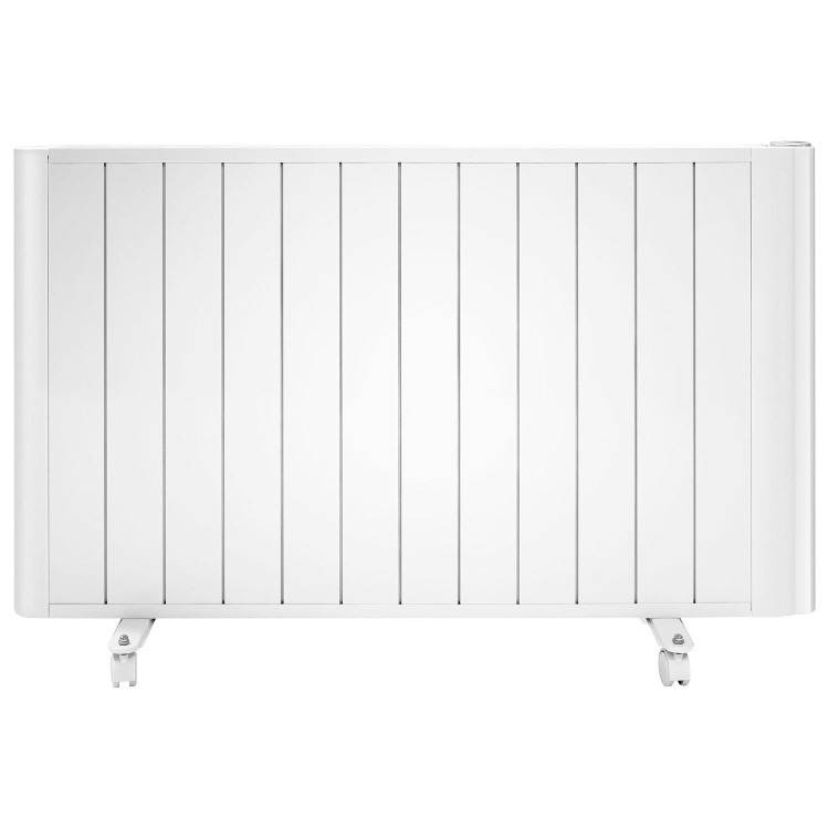 electriQ 2000W Smart WiFi Aluminium Electric Designer Radiator Gloss White Wall Mounted - Energy Efficient Panel Heater - Image 4