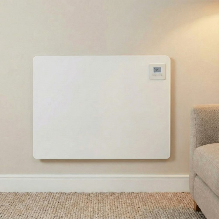 electriQ 550W Smart Infrared Eco Heater - Wall Mountable or Free Standing Paintable - 800 x 600mm - Image 3