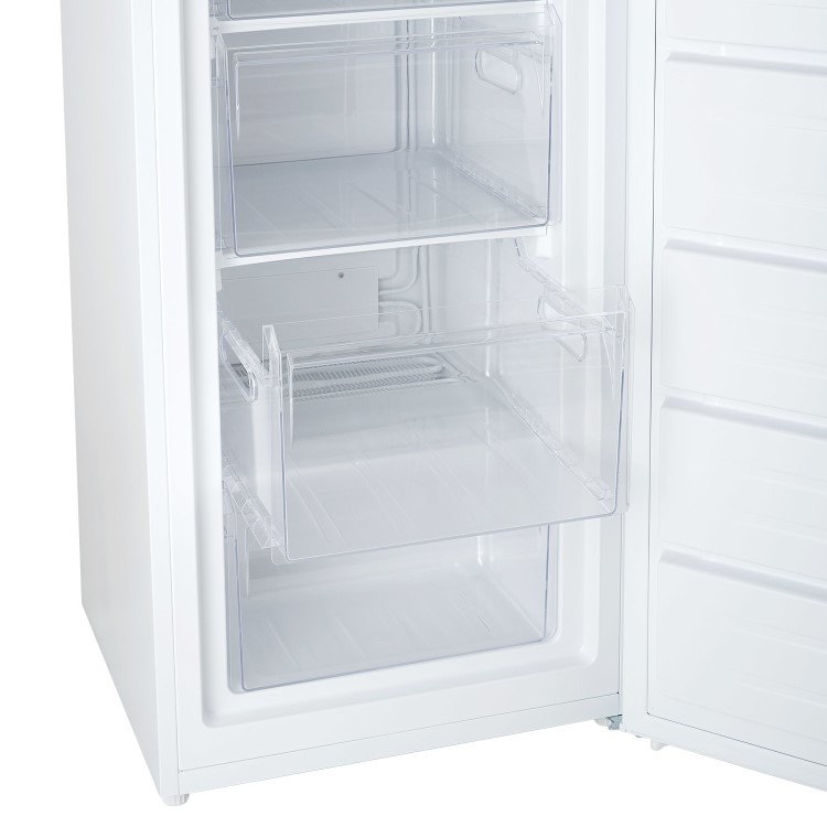 electriQ 168 Litre Freestanding Upright Freezer - White - Image 4
