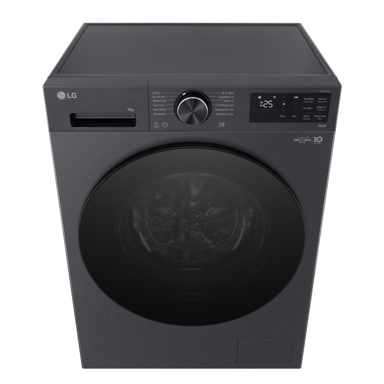LG VX50 Series 9kg 1200rpm Washing Machine - AI Direct Drive Black - Image 3