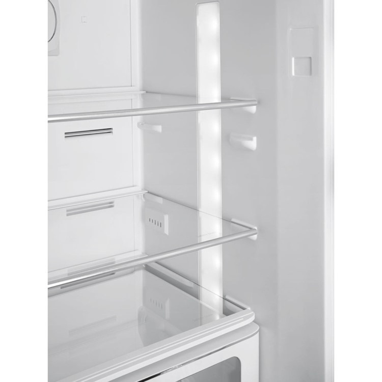 Smeg 331 Litre Fifties Style Right Hand Hinge 70/30 Fridge Freezer - Black - Image 4