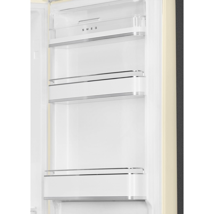 Smeg 331 Litre Fifties Style Right Hand Hinge 70/30 Fridge Freezer - Cream - Image 8