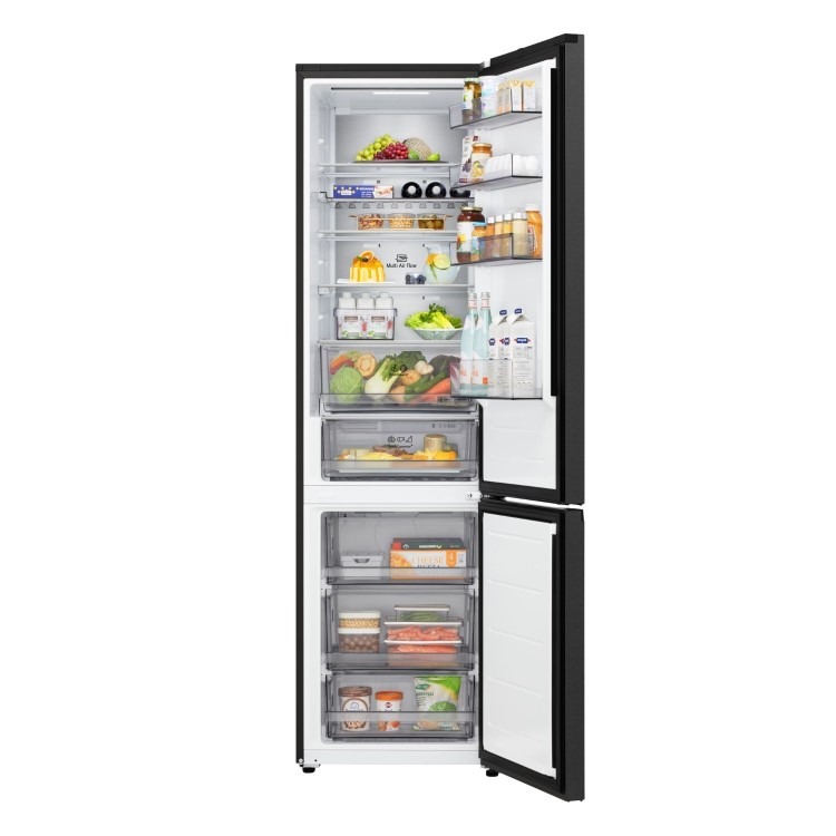 LG NatureFRESH 375 Litre 60/40 Fridge Freezer - Black - Image 4