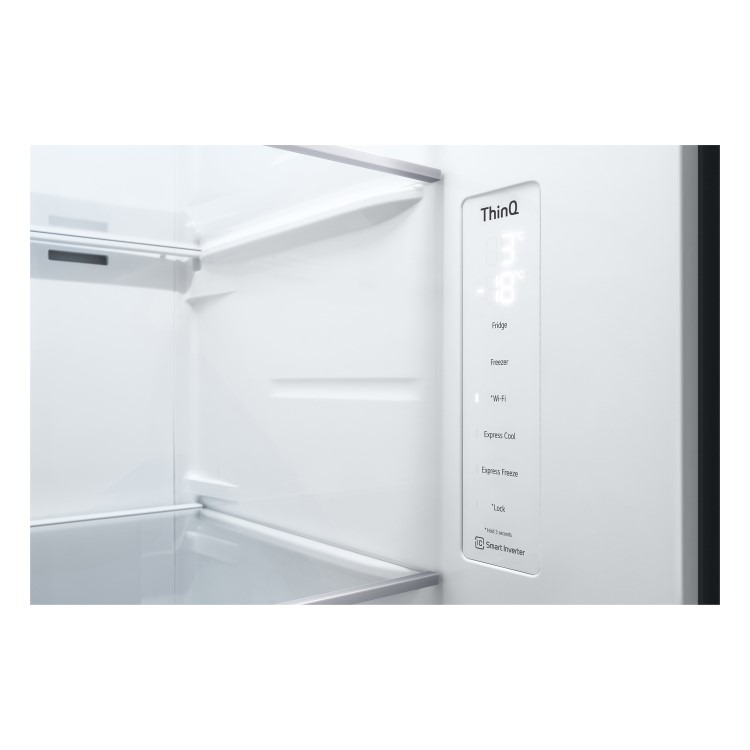 Refurbished LG InstaView GSVV80PYLL 655 Litre Frost Free American Fridge Freezer Prime Silver - Image 6