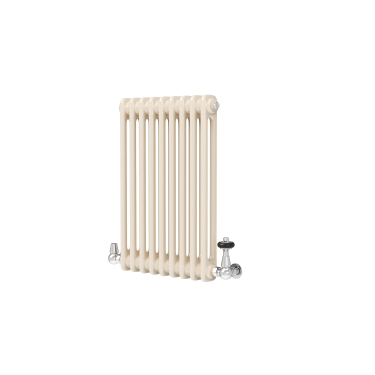Reggio Cleopatra Horizontal Double Column Traditional Radiator 600x425mm 1416 BTU - Cast Iron Style - Image 3