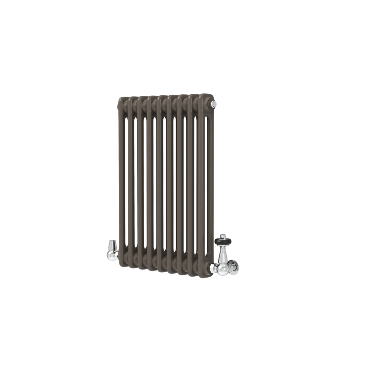 Reggio Russet Horizontal Double Column Traditional Radiator 600x425mm 1416 BTU - Cast Iron Style - Image 2