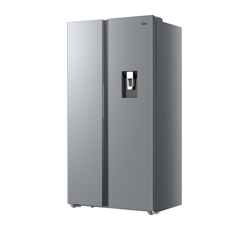 Hoover 523 Litre Side-by-Side American Fridge Freezer - Inox - Image 3