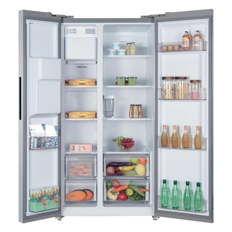 Hoover 556 Litre Side-by-Side American Fridge Freezer - Inox - Image 4