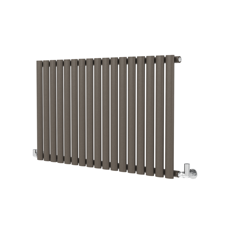Sorrento Russet Horizontal Oval Designer Radiator 600x1003mm Single Panel 2679 BTU - Image 3