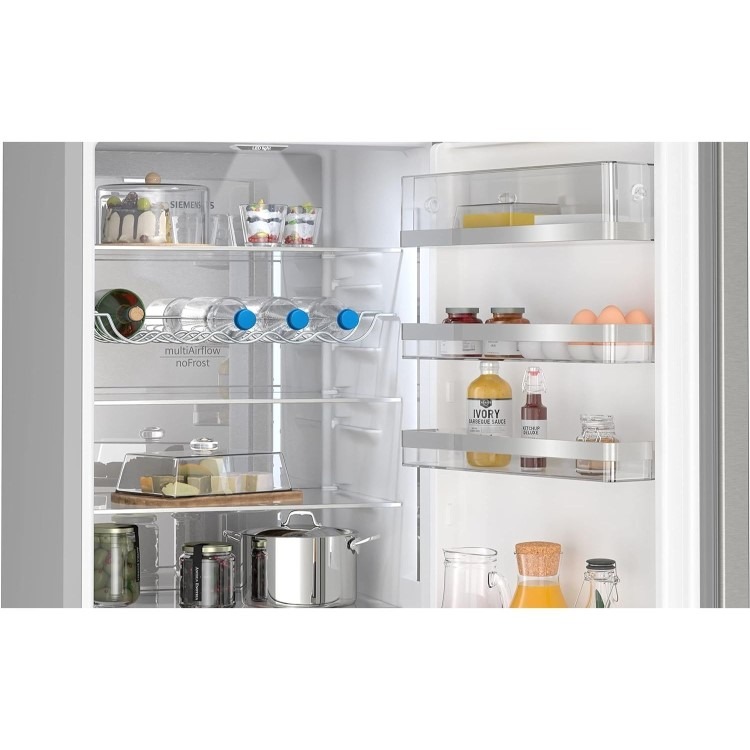 Refurbished Siemens iQ500 363 Litre 70/30 Freestanding Fridge Freezer - Stainless steel - Image 4