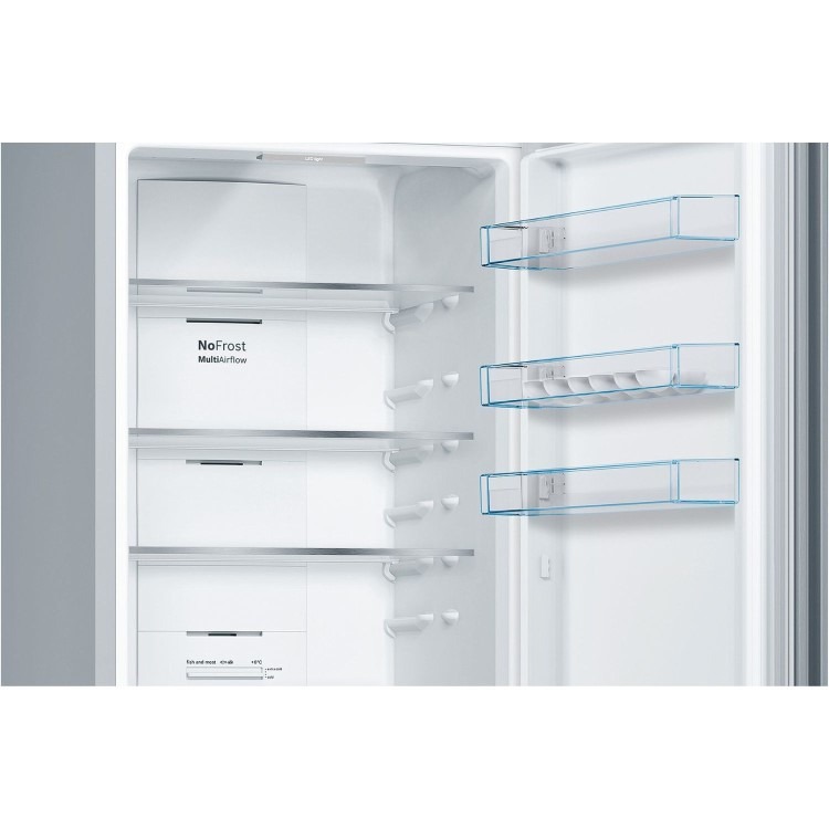Bosch Series 4 366 Litre 70/30 Freestanding Fridge Freezer - Stainless Steel - Image 4