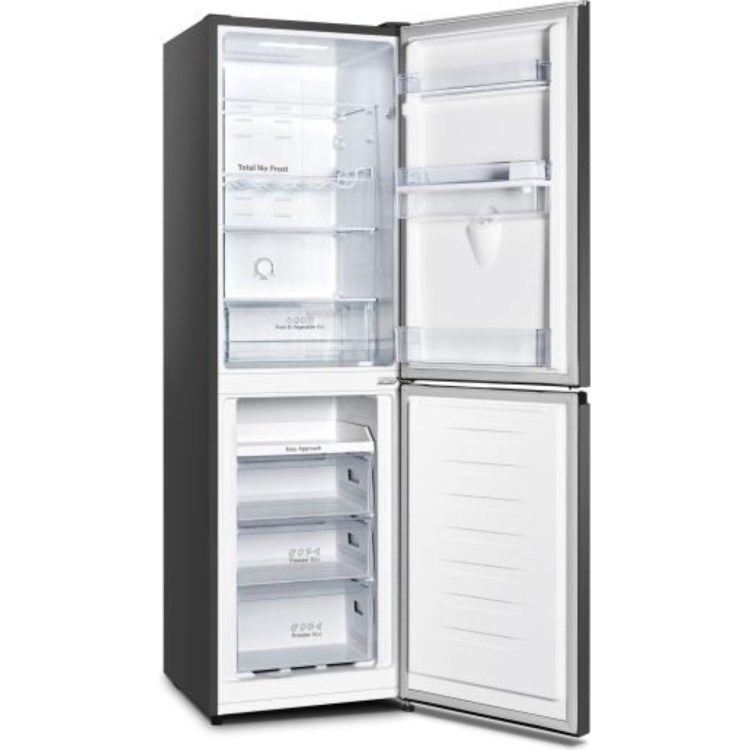 Hisense 256 Litre 50/50 Freestading Fridge Freezer - Black - Image 4