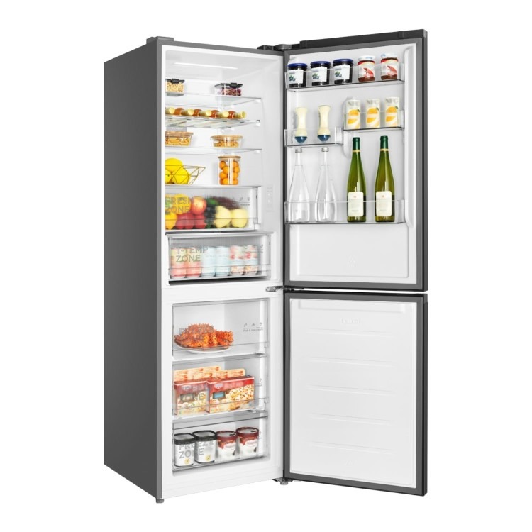 TCL 340 Litre 60/40 Freestanding Fridge Freezer - Silver - Image 3