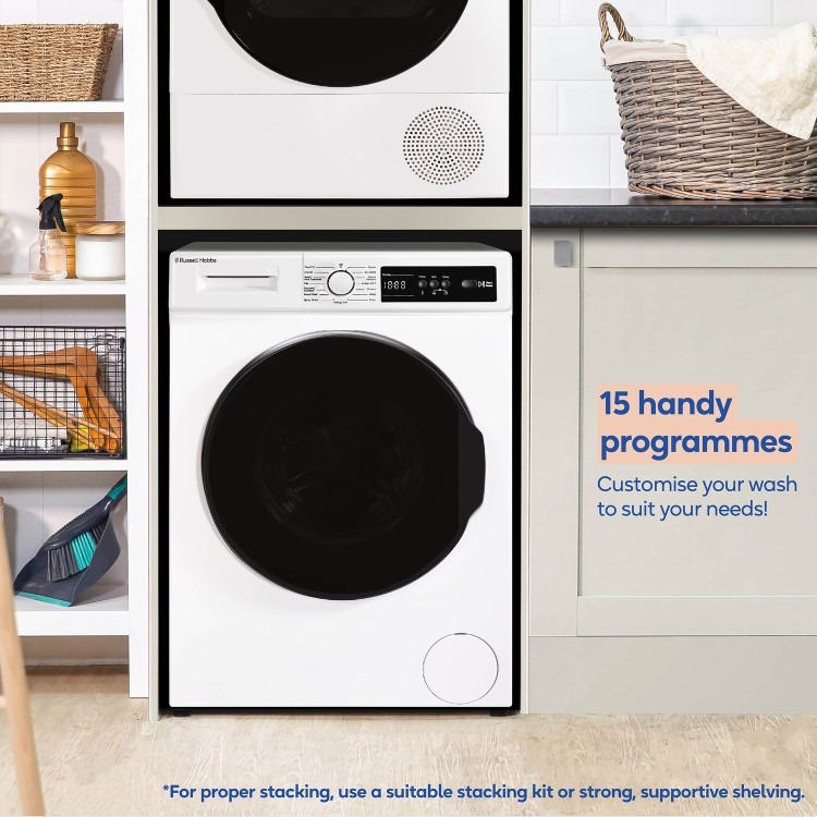 Russell Hobbs 11 Series 8kg 1400rpm Washing Machine - White - Image 4