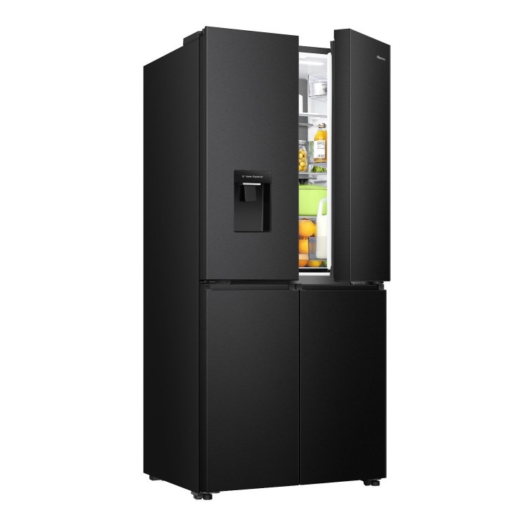 Hisense Pureflat Infinite 482 Litre Four Door American Fridge Freezer - Black - Image 17