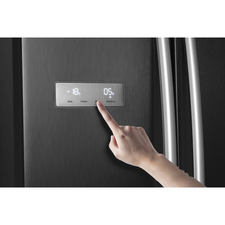 Hisense 578 Litre Side-By-Side American Fridge Freezer - Black - Image 3