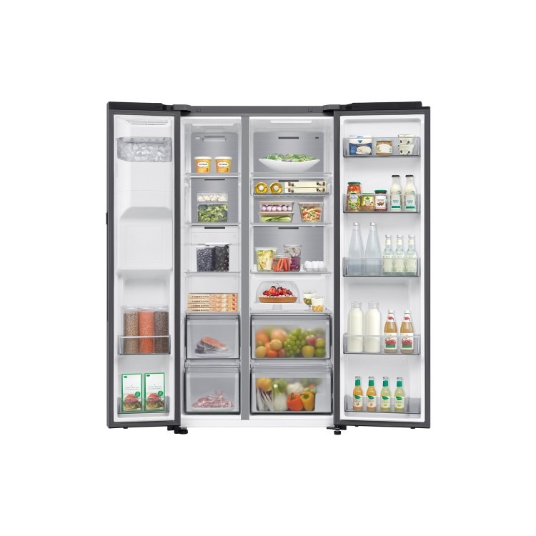 Samsung Series 9 AI Home 621 Litre Side-by-Side American Fridge Freezer - Silver - Image 2