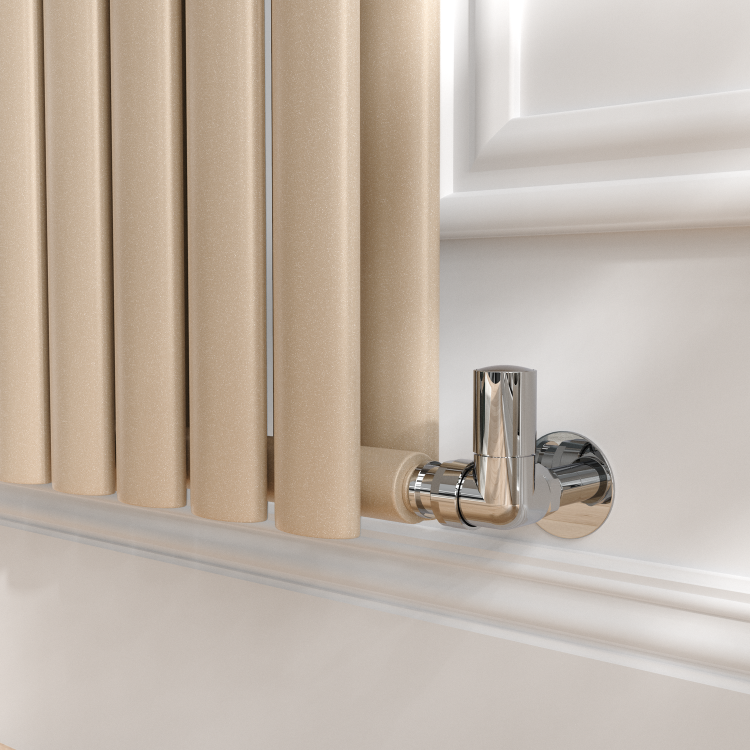Sorrento Cleopatra Vertical Oval Designer Radiator 1600x354mm Double Panel 3351 BTU - Image 5