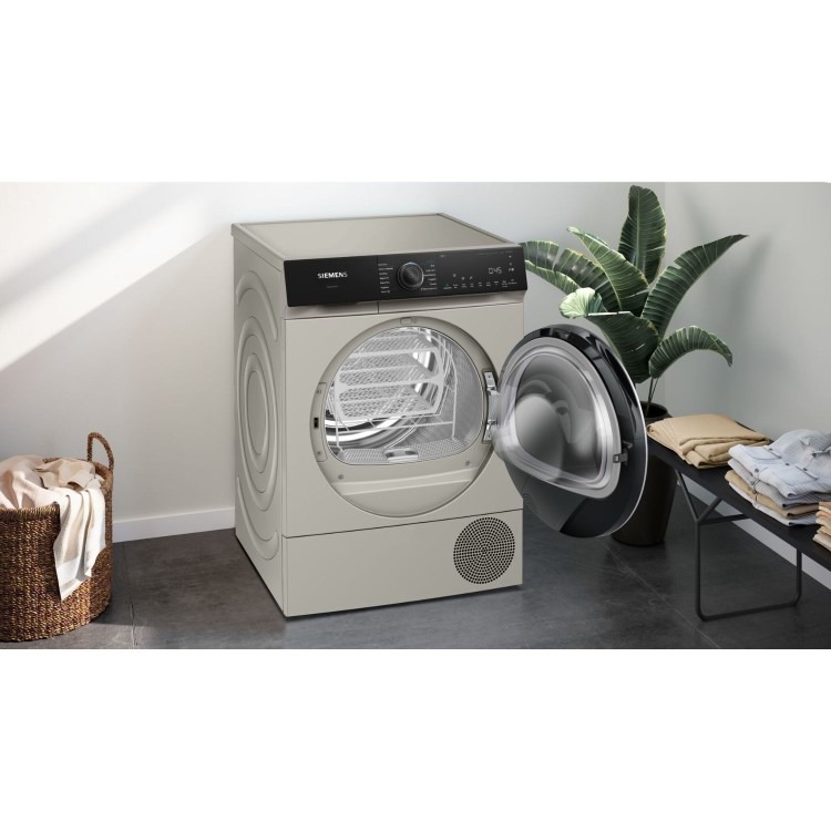Siemens iQ500 9kg Heat Pump Tumble Dryer - Silver - Image 5