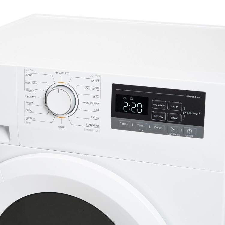 electriQ 7kg Heat Pump Tumble Dryer - White - Image 4