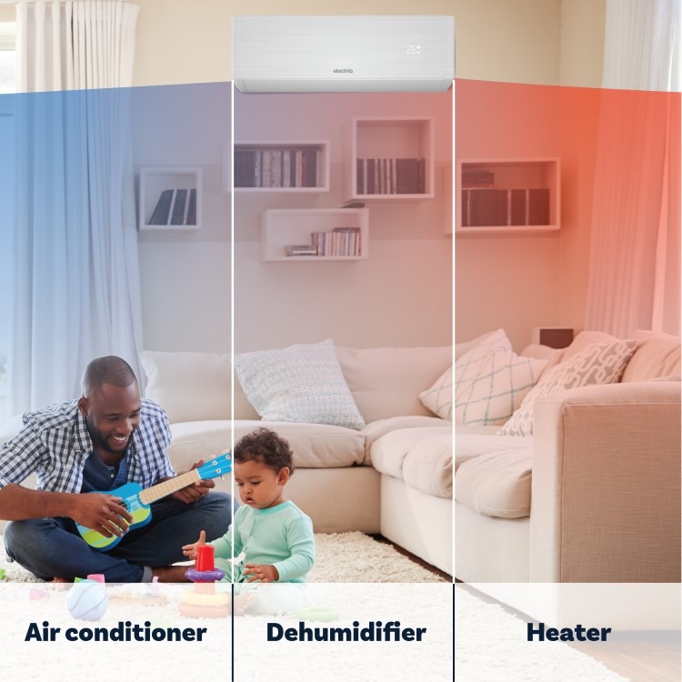 electriQ iQool 9000 BTU Smart A+++ Wall Mounted Split Air Conditioner with Heat Pump - 5m Pipe Kit Included - Image 4